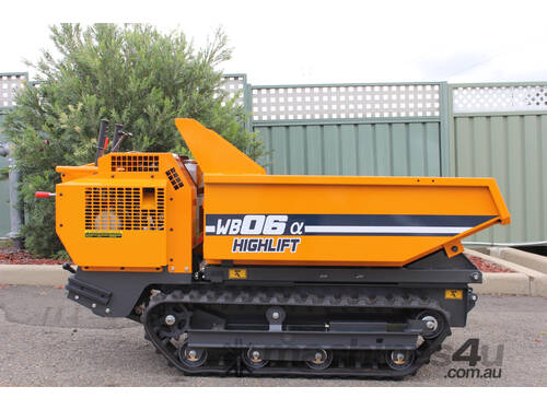 caption Yamaguchi WB06DHL Mini Site Dumper 600KG Payload