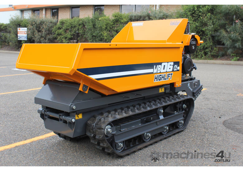 caption Yamaguchi WB06DHL Mini Site Dumper 600KG Payload