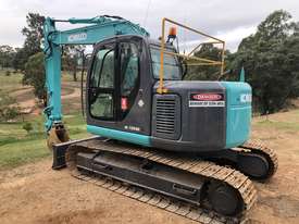 KOBELCO SK135SR 13.5T Excavator with Back Fill Blade - picture0' - Click to enlarge