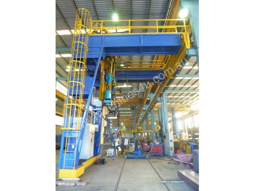 Methods Design Gantry Mounted Vertical 3 Axis Twin Head Travelling Sub Arc Welding Station 