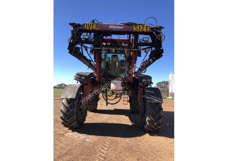 caption Miller Nitro 4365 Boom Spray Sprayer