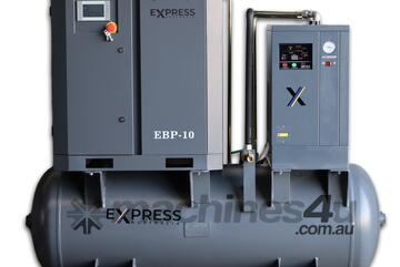 Screw Compressor Package 7.5kW (10HP) with tank and dryer (38.8 cfm)