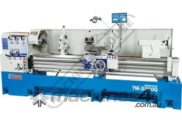 TM-2290G Centre Lathe 560 x 2200mm Turning Capacity - 105mm Spindle Bore Includes Digital Readout