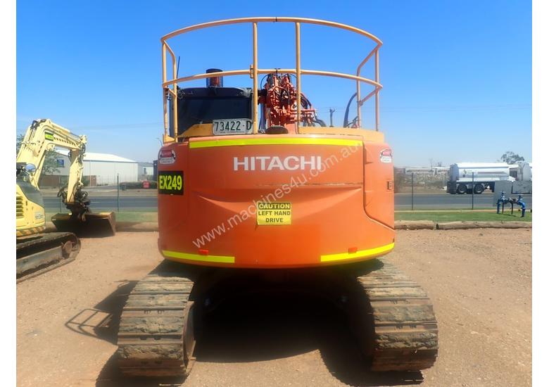caption Hitachi ZX135US-3 Excavator