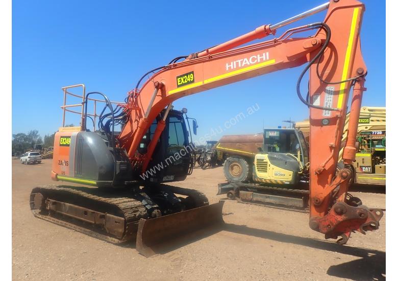 caption Hitachi ZX135US-3 Excavator
