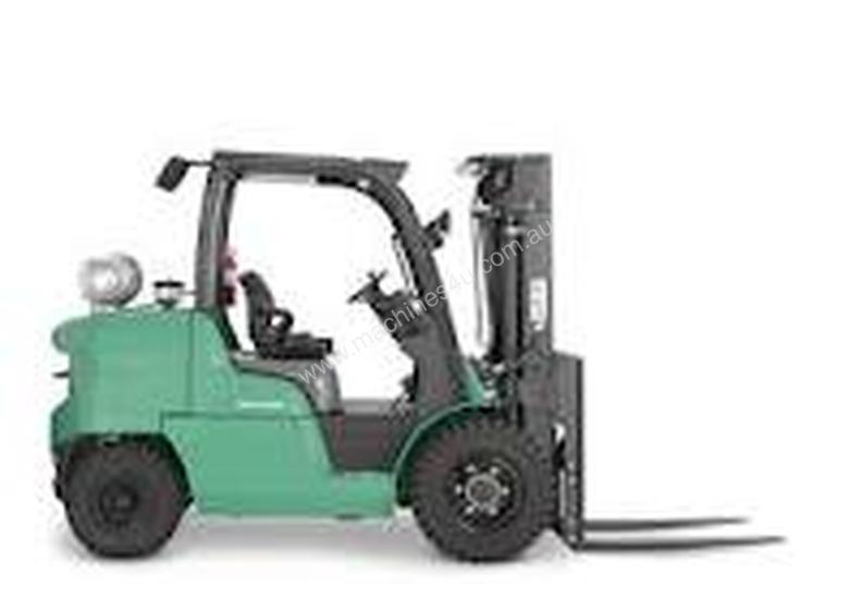 caption New Mitsubishi Forklifts LPG, Diesel, Electric