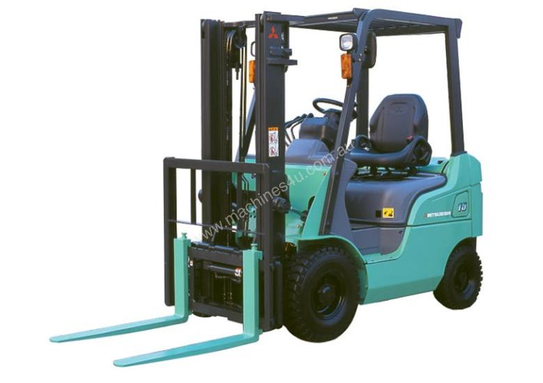 caption New Mitsubishi Forklifts LPG, Diesel, Electric