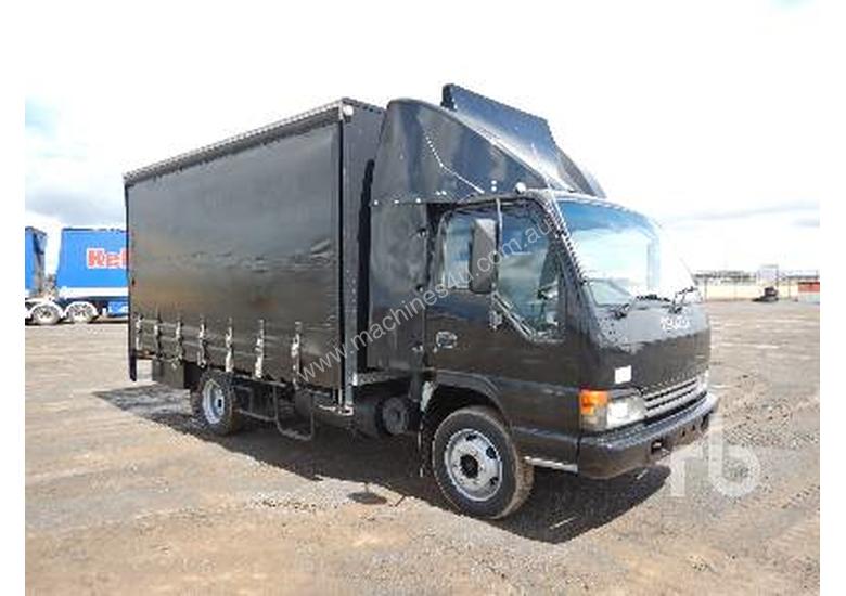 caption ISUZU NPR Tautliner Truck