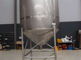 Stainless Steel Mixing Tank - Capacity 3,000 Lt - picture0' - Click to enlarge