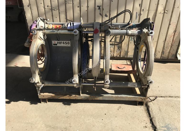 caption HDPE BUTT WELDER