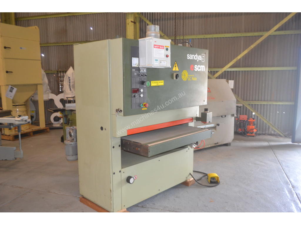 Used 1997 SCM 1100mm twin wide belt sander Wide Belt Drum Sanders in
