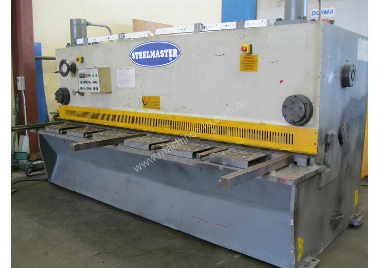 caption Steelmaster Variable Rake Hydraulic Guillotine 3200 x 6mm