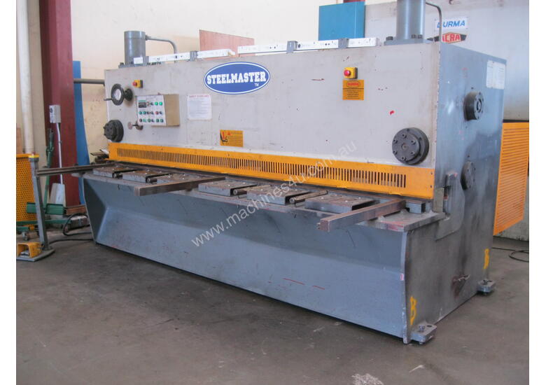 caption Steelmaster Variable Rake Hydraulic Guillotine 3200 x 6mm
