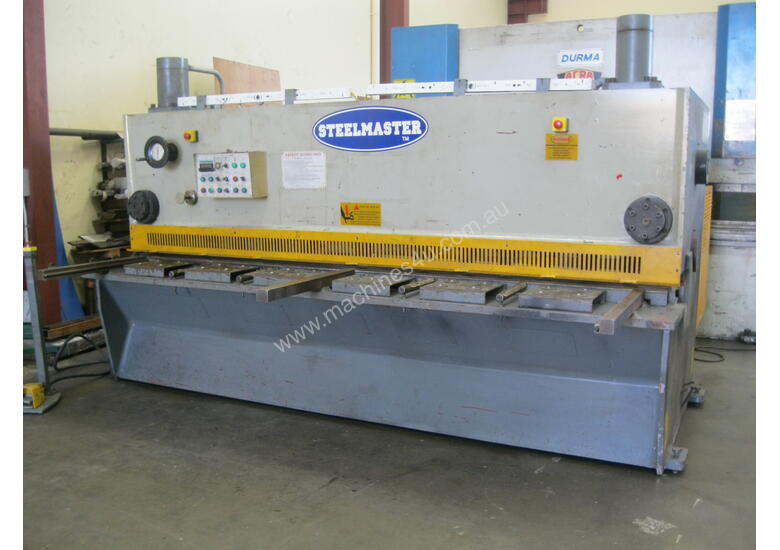 caption Steelmaster Variable Rake Hydraulic Guillotine 3200 x 6mm