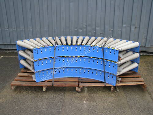 Curved Corner Roller Conveyor - 2.3m long 