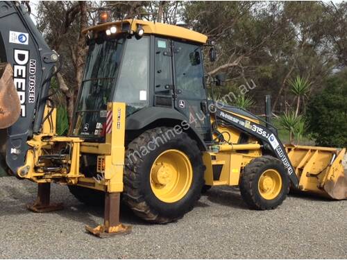 John Deere 315SJ Backhoe Loader low hours