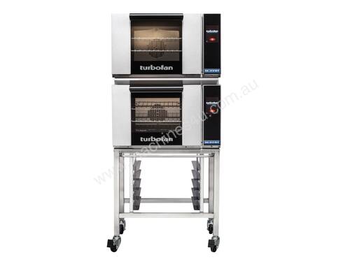 Turbofan E23T3/2 - Half Size Electric Convection Ovens Touch Screen Control Double Stacked on a Stai
