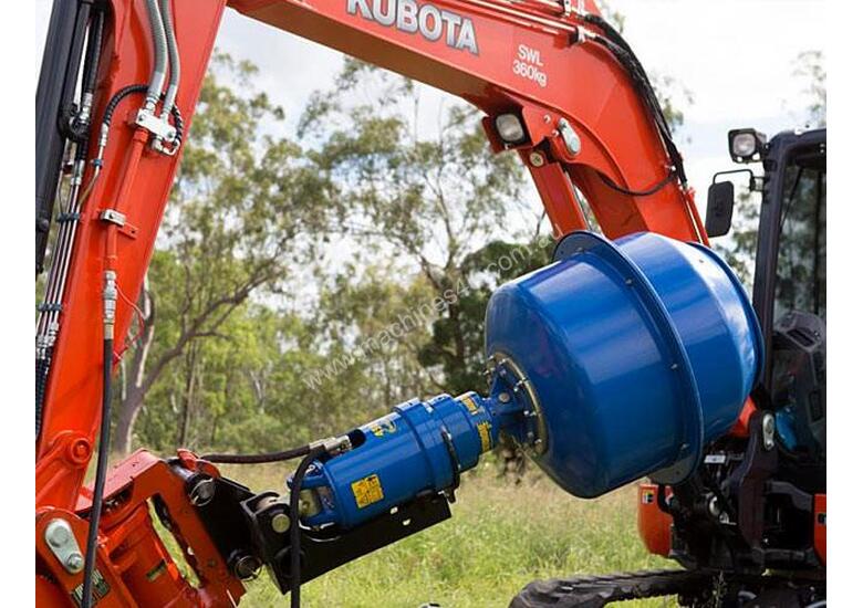 New himac Cement Mixing Bowl Skid Steer Cement Mixer in , Listed on Machines4u