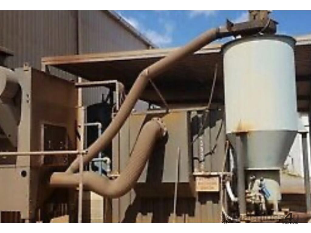 Used burwell Abrasive Blasting Room Recovery System Sand Blast