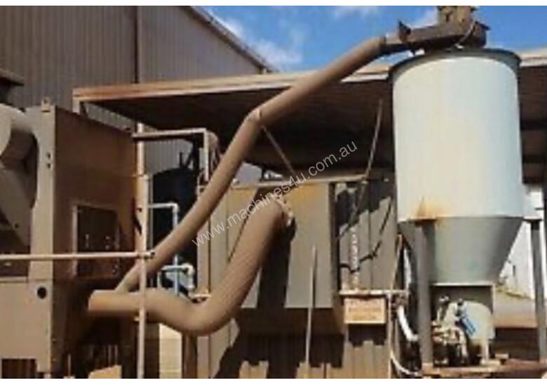 Used burwell Abrasive Blasting Room Recovery System Sand Blast