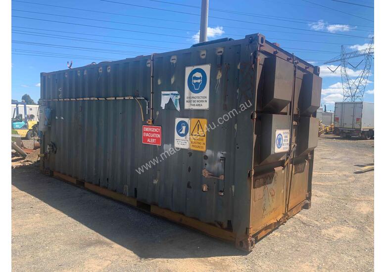 Used burwell Abrasive Blasting Room Recovery System Sand Blast