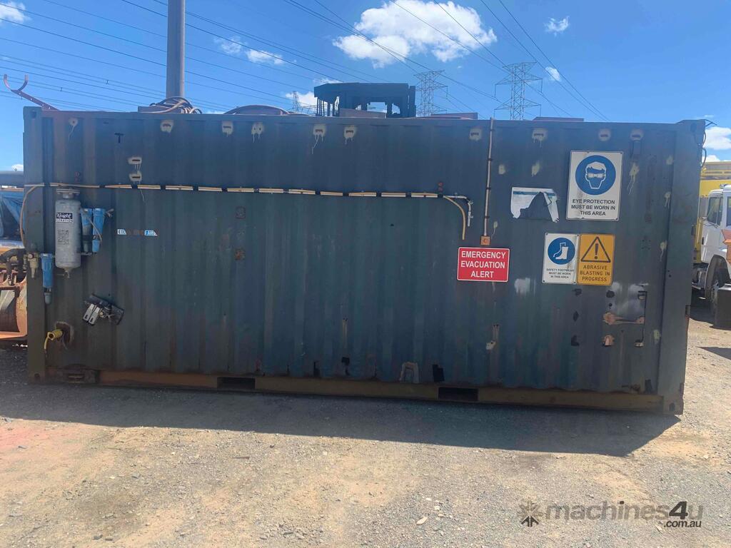 Used burwell Abrasive Blasting Room Recovery System Sand Blast