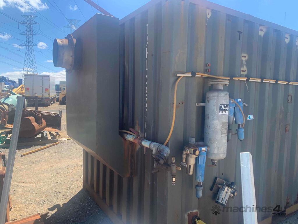 Used burwell Abrasive Blasting Room Recovery System Sand Blast