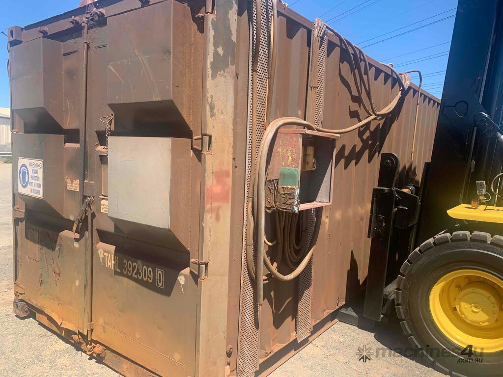 Used burwell Abrasive Blasting Room Recovery System Sand Blast