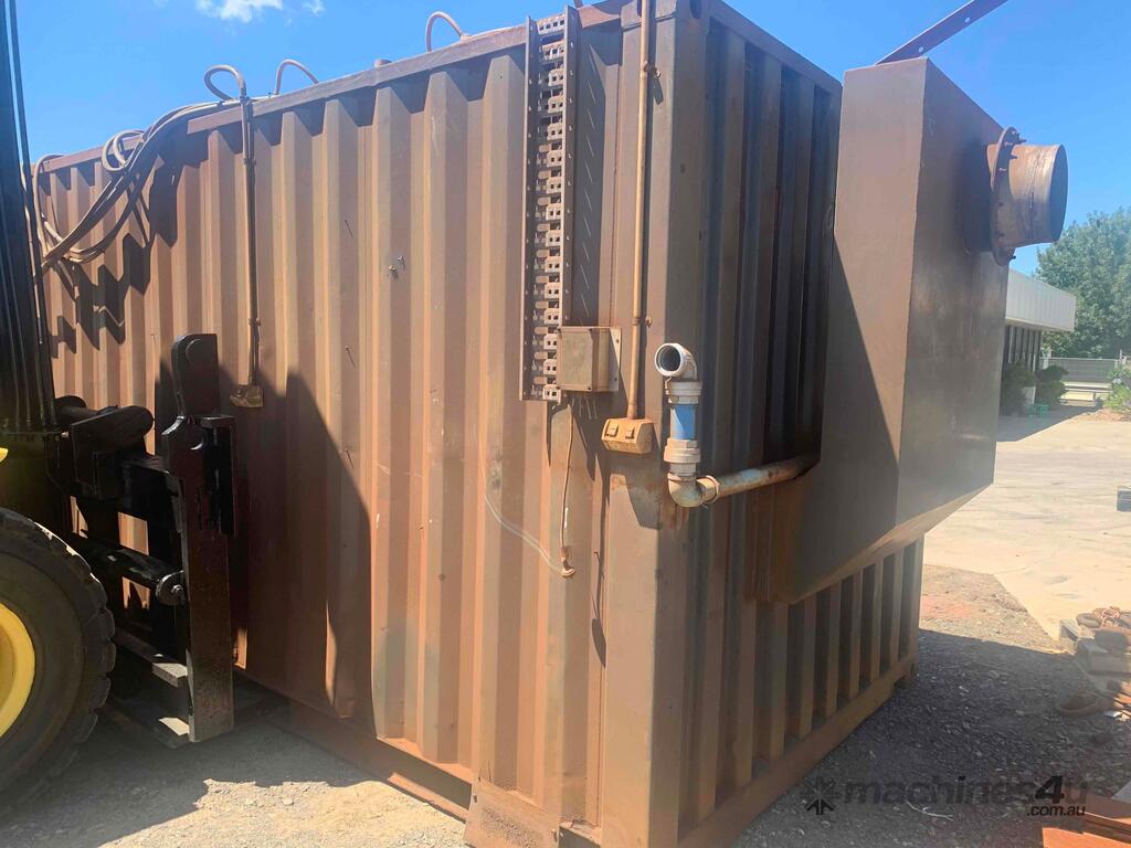 Used burwell Abrasive Blasting Room Recovery System Sand Blast