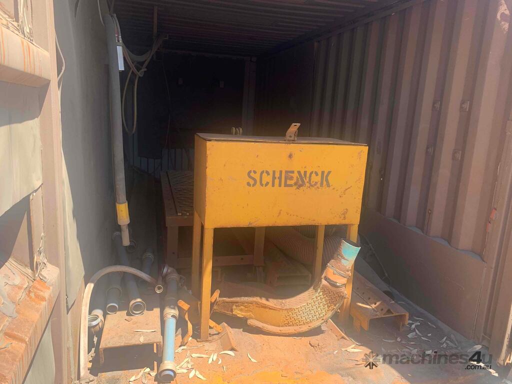 Used burwell Abrasive Blasting Room Recovery System Sand Blast