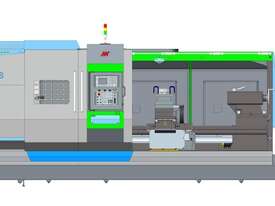 Large Flat Bed CNC Horizontal Lathe Cutting Dia. 850mm Cutting Length 5000mm - picture0' - Click to enlarge