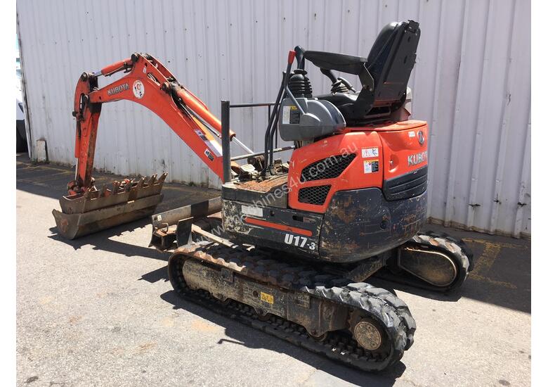 caption Used Kubota U17-3 Excavator