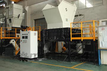 Four Shaft Shredder - IBC's, Light Guage Steel, Mattresses, etc