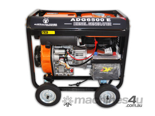 ADG 6500E Air-Cooled Portable Diesel Generator 