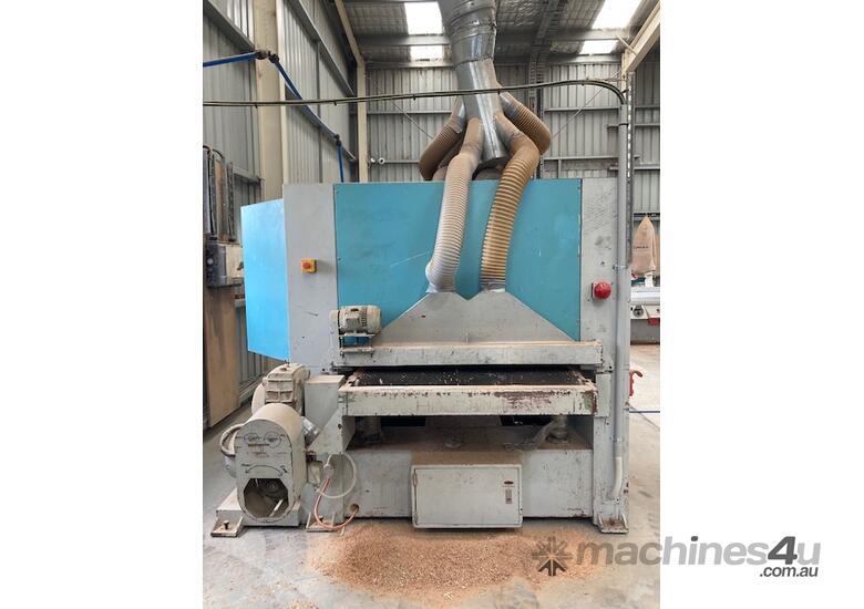 Used 1999 barker Wide Belt Sander Thicknesser Chipper BARKER PR1100ND