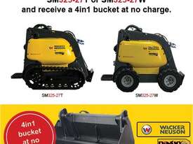 New Wacker Neuson Wheeled mini loader by Dingo Australia with FREE 4 in 1 Bucket* - picture0' - Click to enlarge