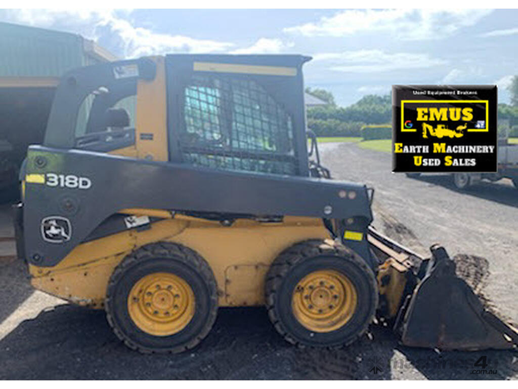 Used 12 John Deere 318d Wheeled Skidsteers In Qld