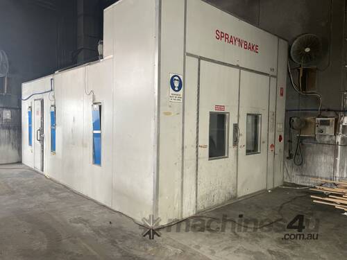 Spraybooth Spray n bake downdraft booth