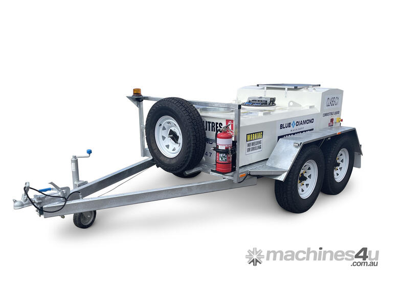 BLUE DIAMOND - 1000L Portable Self Bunded Diesel Trailer