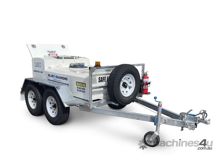BLUE DIAMOND - 1000L Portable Self Bunded Diesel Trailer