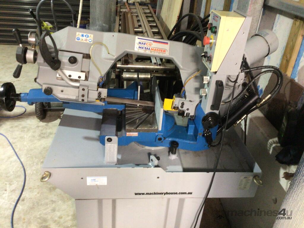 Used hafco metalmaster EB280 Band Saw Dual 45 Deg single phase with 3m