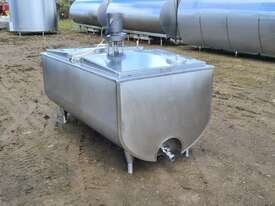 STAINLESS STEEL TANK, MILK VAT 1150lt - picture0' - Click to enlarge