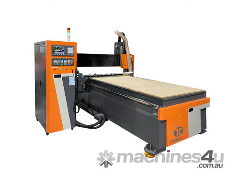 1300mm x 2500mm 415V CNC Router with Auto Tool Change Spindle with 10 Tool Rotary Carousel + Vacuum 