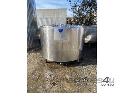 1,550ltr Jacketed Stainless Steel Tank