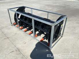 Unused Heavy Grass Fork Grapple Bucket to suit Skidsteer Loader - picture0' - Click to enlarge