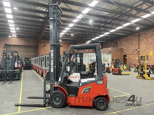 JIALIFT -HELI 2T 6M LITHIUM-ION BATTERY FORKLIFT TRUCK CPD20-GE6LI-S 2 Stages Mast