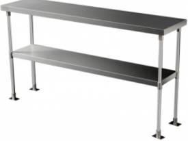 Brayco SF2T1150 2-Tier Overshelf (1150mmLx300mmW) - picture0' - Click to enlarge