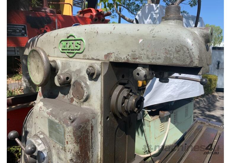 MAS Milling Machine - Precision Milling for Versatile Applications