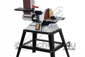 L-612A Belt & Disc Linisher Sander Vertical or Horizontal Linishing Position 150 x 1220mm (W x L) Be