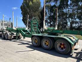 1998 Blackwood Tri-Axle Drop Deck Rigid Skel Logging A-Trailer - picture0' - Click to enlarge